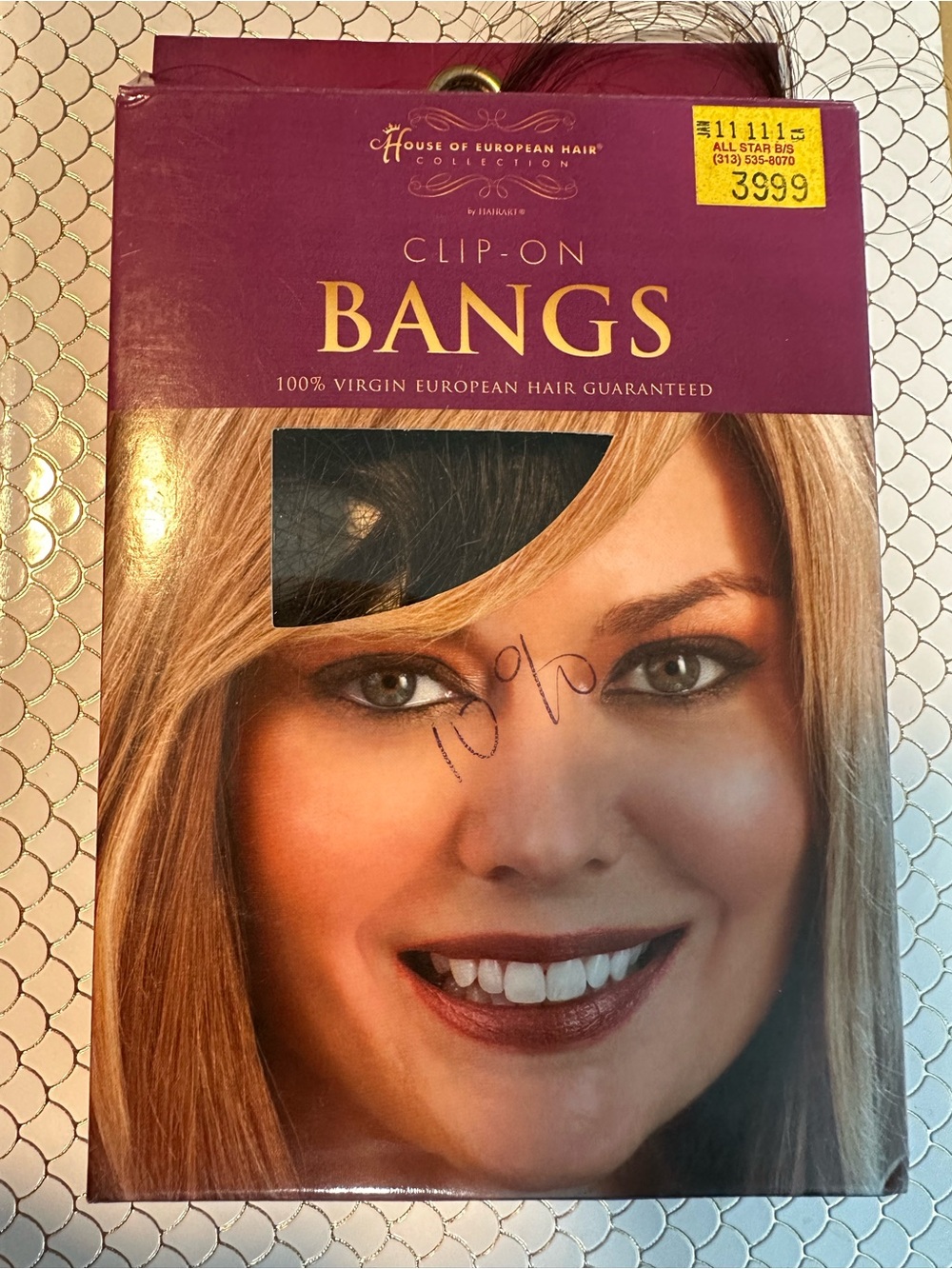 Clip on bangs